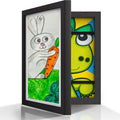 Kids Artwork Display Frame — Black