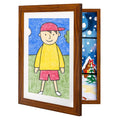 Kids Artwork Display Frame — Wood